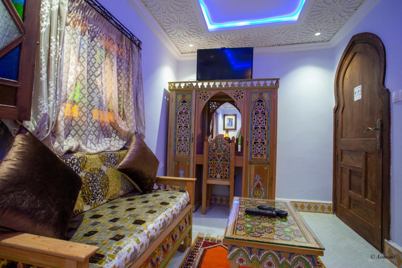 Hotel Dar Mounir Чефчауен Екстериор снимка